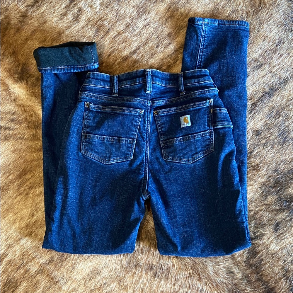 Carhartt Fleece Lined Jeans - Picture 2 of 4